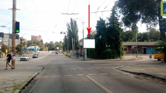 Backlight A in Dnipro (Dnipropetrovsk), 3.14х2.32  prosp. Gagarina - st. Lazarana, bila svitlofora, ruh do centru Photo 1