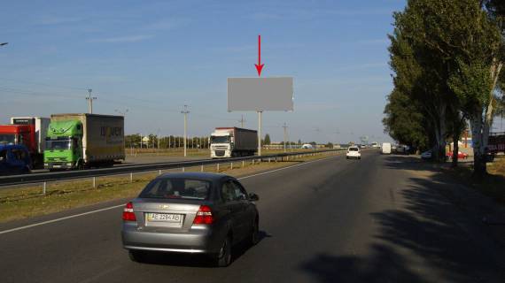 Billboard B in Dnipro (Dnipropetrovsk), 6х3  st. Donec'ke sose, v kinci rozdil'nika (Agrosouz), TRC "Karavan", viizd, napram do Epicentru Photo 1