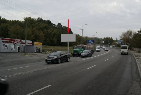 Billboard B in Dnipro (Dnipropetrovsk), 6х3  st. Kosmicna (niz) avtomijka, kafe Forsaz, u napramku na z/m Peremoga Photo 2