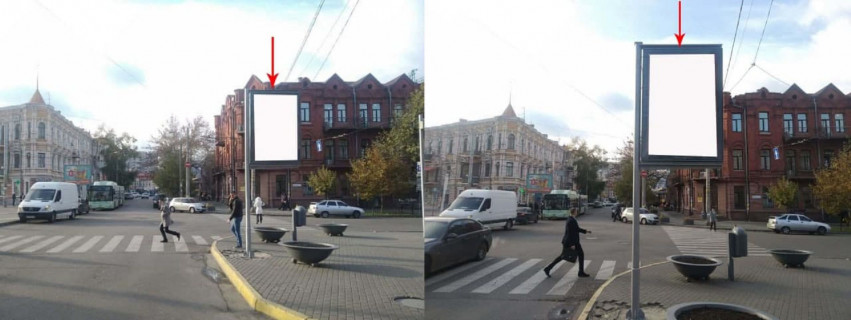Citylight A in Dnipro (Dnipropetrovsk), 1.2х1.8  st. Evropejs'ka, bila bud. No8 B Photo 1