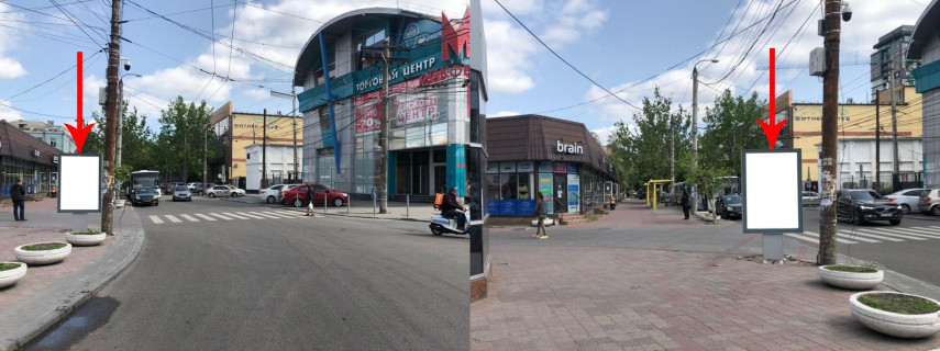 Citylight B in Dnipro (Dnipropetrovsk), 1.2х1.8  st. Volodimira Monomaha - st. Glinki Photo 1