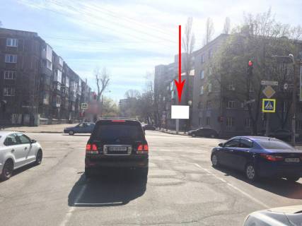 Backlight A in Dnipro (Dnipropetrovsk) t057A,st. Knaza Volodimira Velikogo (Plehanova) - st. Uliusa Slovac'kogo, napramok do TRC MOST SITI,  na svitlofori Photo 1