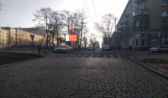 Backlight A in Dnipro (Dnipropetrovsk), 3.14х2.32  prosp. Dmitra Avornic'kogo - st. Volodimira Mosakovs'kogo Photo 1