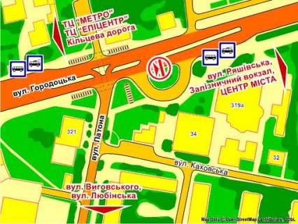 Prismatron, Prism A in Lviv st. Gorodoc'ka, 321, prizma 2 - 395915 scheme