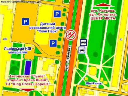 Prismatron, Prism Р/П in Lviv st. Strijs'ka, 202 (z centru), prizma 3 - 395944 scheme