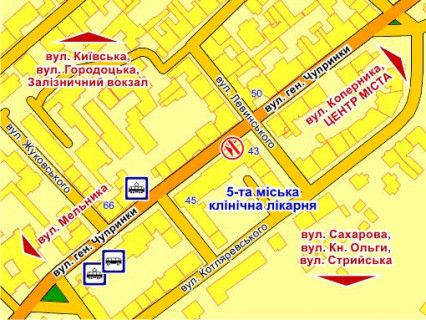 Citylight A in Lviv st. Cuprinki. 43 scheme