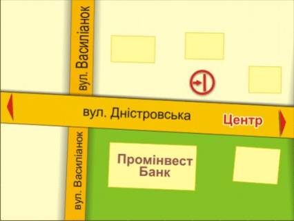 Citylight B in Ivano-Frankivsk st. Dnistrovs'ka, 30 scheme