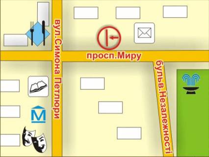 Citylight A in Lviv av. Miru, 9, misce 2 scheme