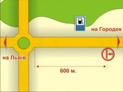 Billboard B in Lviv с. Зимна Вода (на Городок), 4х8 м scheme