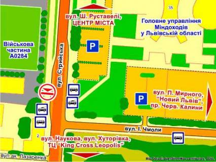 Prismatron, Prism A in Lviv st. Strijs'ka - Cmoli, prizma 3 - 395834 scheme