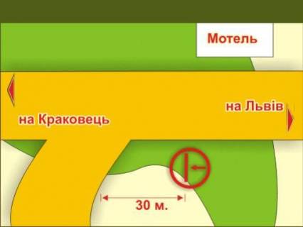 Billboard B in Ryasne-Ruska с. Рясне-Руське (на Краковець), 4х8 м scheme