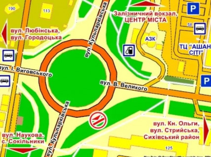 Scrolller, Scroll A in Lviv вул. Кульпарківська – В. Великого, справа, розмір 2,3 х 3,2 м скрол - 659092 scheme