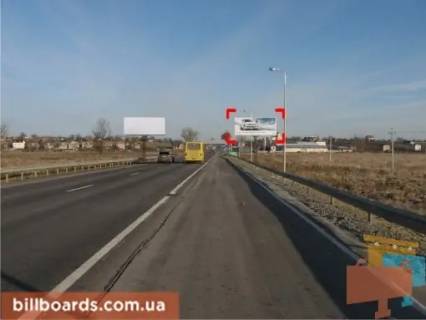 Billboard A in Lviv с. Малі Підліски (Київська траса, напрямок до Києва), конструкція ||, 5х12 м Photo 1