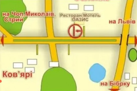 Billboard A in Salt shaker с. Солонка (напрямок до Чопа), місце 4 scheme