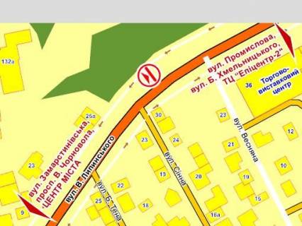 Backlight B in Lviv вул. Липинського, - вул. Сінна, 30  , розмір 2,3 х 3,2 м беклайт scheme