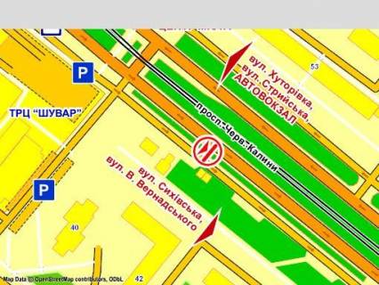 Video Billboard A in Lviv пр. Черв. Калини – вул. Козловського, (ТРЦ Шувар ), розмір 2,3 х 3,2 м, екран - 563613 scheme