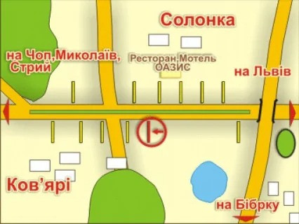 Billboard B in Salt shaker с. Солонка (напрямок до Чопа), місце 11 scheme