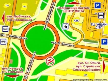 Scrolller, Scroll A in Lviv вул. Кульпарківська – В. Великого, справа, розмір 2,3 х 3,2 м скрол - 659398 scheme