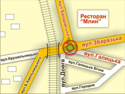 Citylight Р/П in Ternopil st. Brodivs'ka - Zbaraz'ka (kil'ce, zi storoni st. Brodivs'koi) scheme