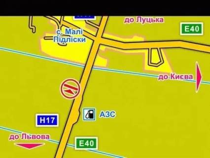 Billboard B in Lviv с. Малі Підліски (Київська траса, напрямок до Києва), конструкція |, 5х12 м scheme