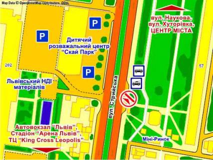 Prismatron, Prism A in Lviv st. Strijs'ka, 57 bila zupinki, prizma 2 - 395942 scheme