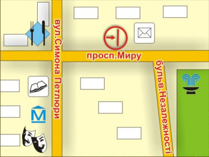 Citylight B in Lviv av. Miru, 9, misce 2 scheme