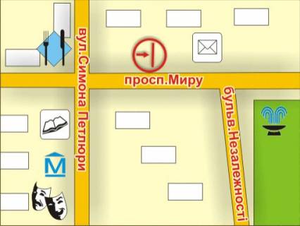 Citylight B in Lviv av. Miru, 9, misce 2 scheme