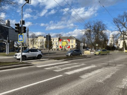 Billboard A in Lviv вул. Широка – Сяйво, перехрестя, розмір 2,3 х 3,2 м скролл Photo 1