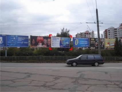 Billboard A in Ternopil av. Zluki - st. Konoval'ca, sprava Photo 1