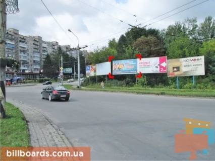 Billboard A in Ternopil av. Banderi - Zbaraz'ke sose, zliva Photo 1