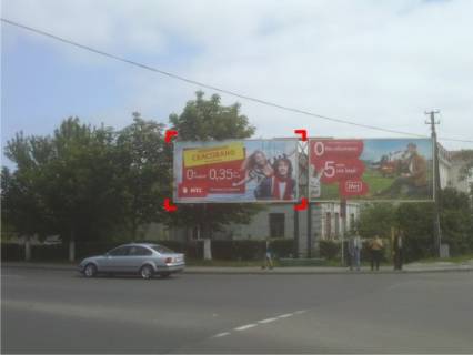 Billboard B in Lutsk st. Naberezna - Kovel's'ka, zliva Photo 1