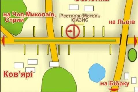 Billboard B in Lviv с. Солонка (напрямок до Львова), місце 4 scheme