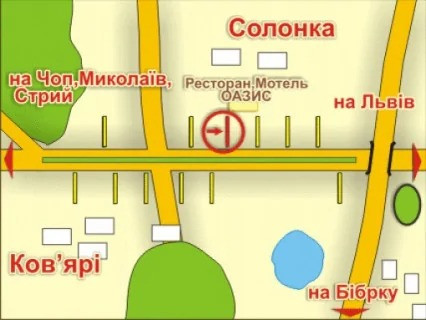 Billboard B in Salt shaker с. Солонка (напрямок до Львова), місце 4 scheme
