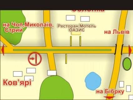 Billboard A in Lviv с. Солонка (напрямок до Львова), місце 8 scheme