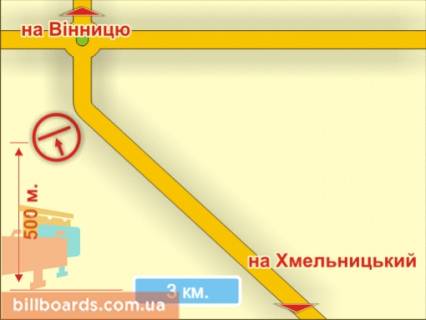 Non-Standard B in Khmelnitsky s. Davidkivci (napramok na Vinnicu), 4x8 m scheme