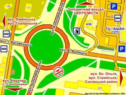 Scrolller, Scroll A in Lviv вул. Кульпарківська – В. Великого, справа, розмір 2,3 х 3,2 м скрол - 620829 scheme