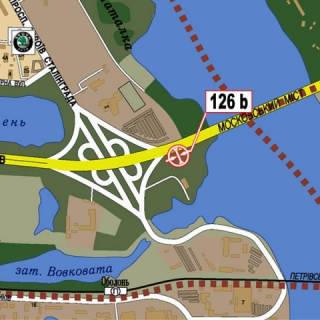 Citylight B in Cherkasy, 1.2x1.8  ул.Шевченка 241 ЦЕНТР scheme