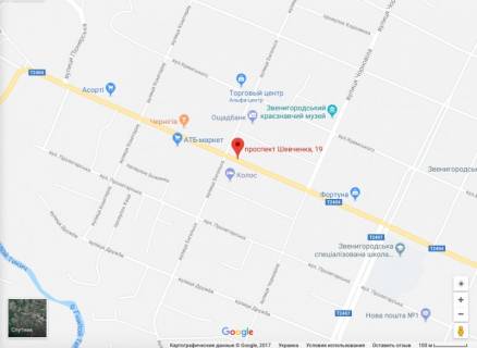 Billboard B in Zvenigorodka prospekt Sevcenka CENTR scheme