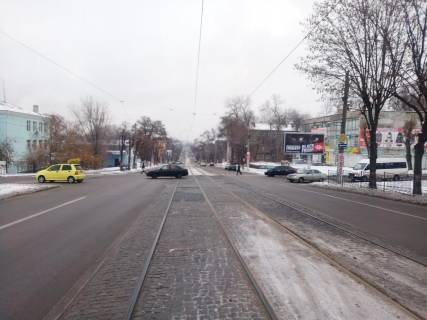 Billboard A in Kam'yanske (Dniprodzerzhinsk), 3x6  per-stik av.Anoskina-av.T.Sevcenko (Rembo na Zoru) Zavods'kij rajon Photo 1
