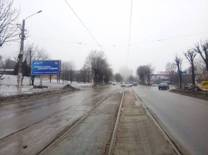 Billboard B in Kam'yanske (Dniprodzerzhinsk), 3x6  perehresta av.Anoskina-T.Sevcenka (Rempobuttehnika) Zavods'kij rajon Photo 1
