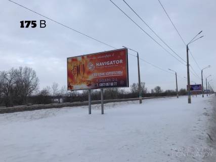 Billboard B in Kam'yanske (Dniprodzerzhinsk), 3x6  m.Kam'ans'ke, Dniprovs'kij rajon, mostovij pereizd cerez r.Dnipro Photo 1
