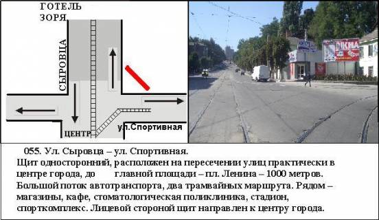 Billboard A in Kam'yanske (Dniprodzerzhinsk), 3x6  per.av. Tarasa Sevcenka - st.Sportivnaa Zavods'kij rajon Photo 1