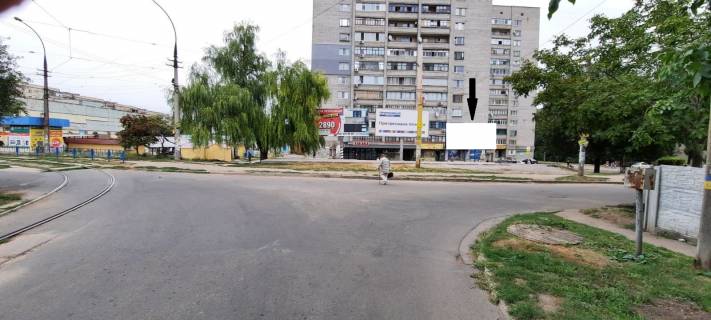 Billboard A in Kam'yanske (Dniprodzerzhinsk), 3x6  m.Kam'ans'ke Vst. Dunajs'ka (r-n tramvajnoi zupinki) Baglejskij r. Photo 1