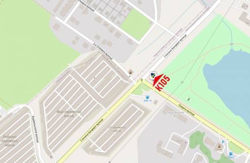 Billboard A in Khmelnitsky Ozernaa- st. St. Baderi scheme