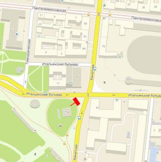 Billboard A in Odessa, 3x6  Середньофонтанська (Зал.Вокзал,Фуршет,Сінема Сіті, ЖК Чудо город,Розетка, Комфи) scheme