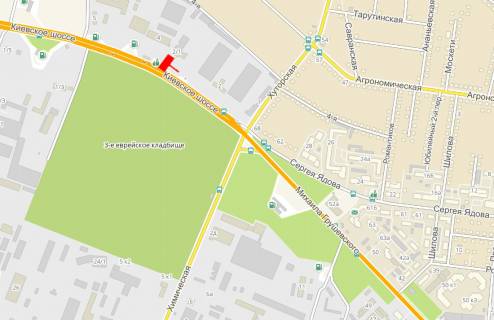 Billboard B in Odessa, 3x6x2  Kievskoe sosse / Himiceskaa scheme