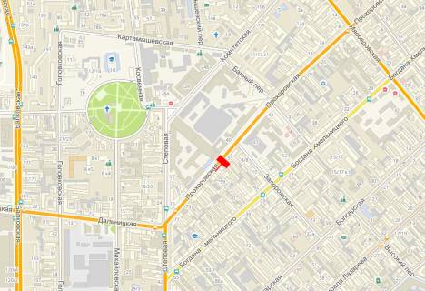 Billboard B in Odessa, 3x6x1  Prohorovskaa, 55 scheme