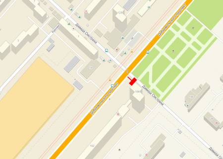 Billboard B in Odessa, 3x6x1  Zatonskogo Dobrovol'skogo pr-t No104 scheme