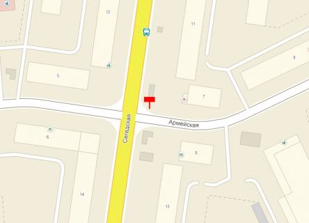 Billboard A in Odessa, 3x6x1  Armejskaa, 7 / Segedskaa scheme