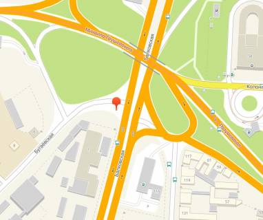 Billboard A in Odessa, 3x6x1  st. Bugaevskaa (ZK Bul'var Akacij) scheme